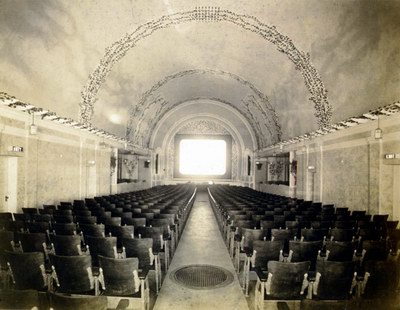 Garden Theatre - Old Shot Of Auditorium